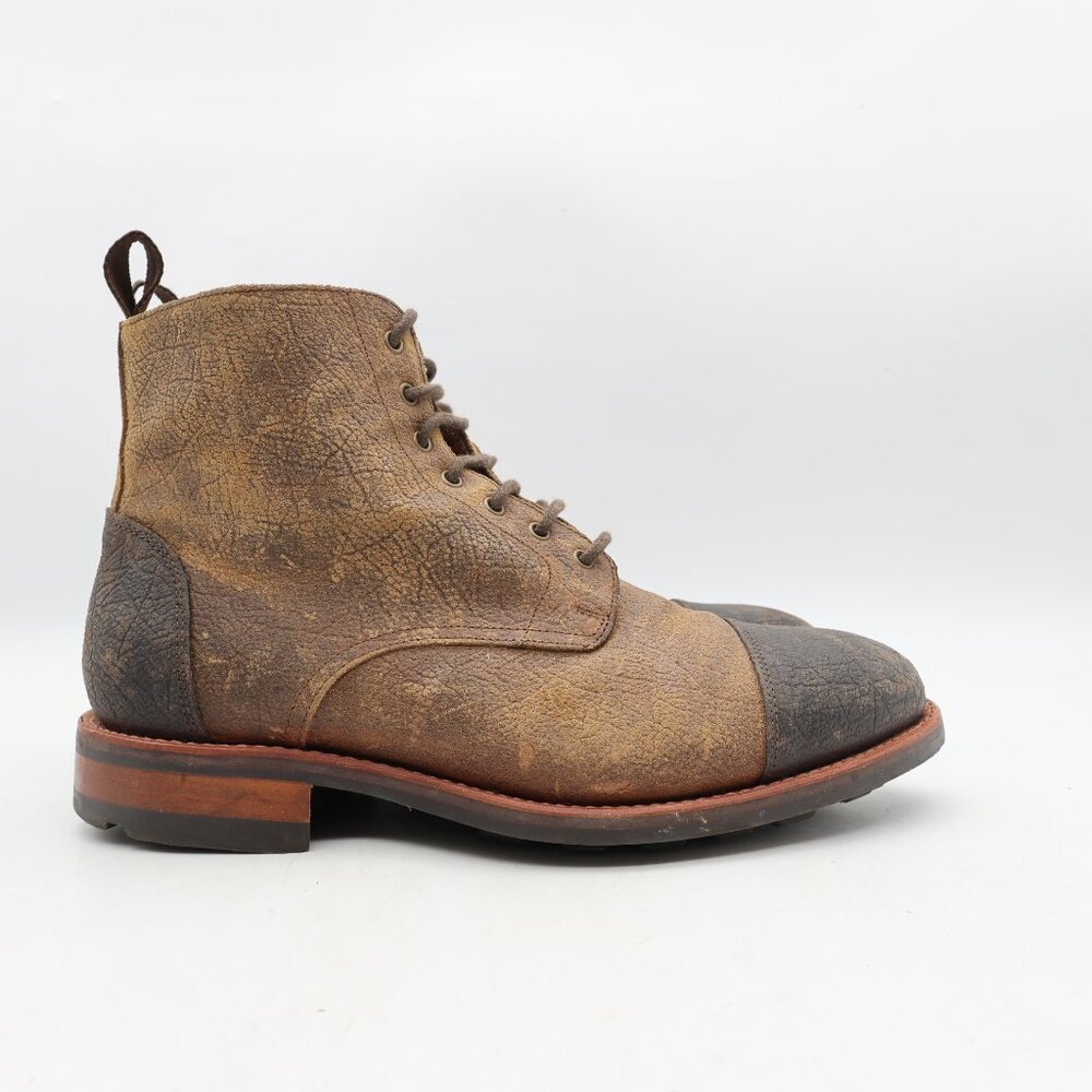 Taft Brown and Gray Chukka Boots